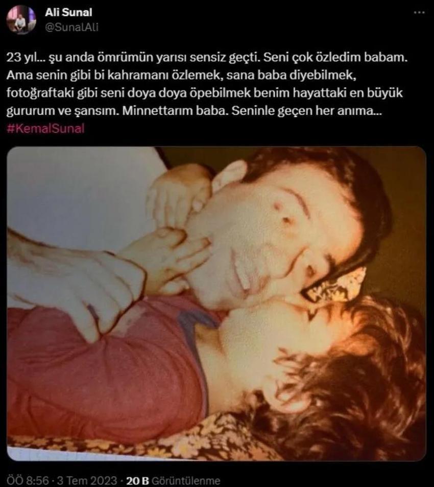 Ali Sunal'dan babası Kemal Sunal'ın vefatının yıl dönümünde duygulandıran paylaşım!