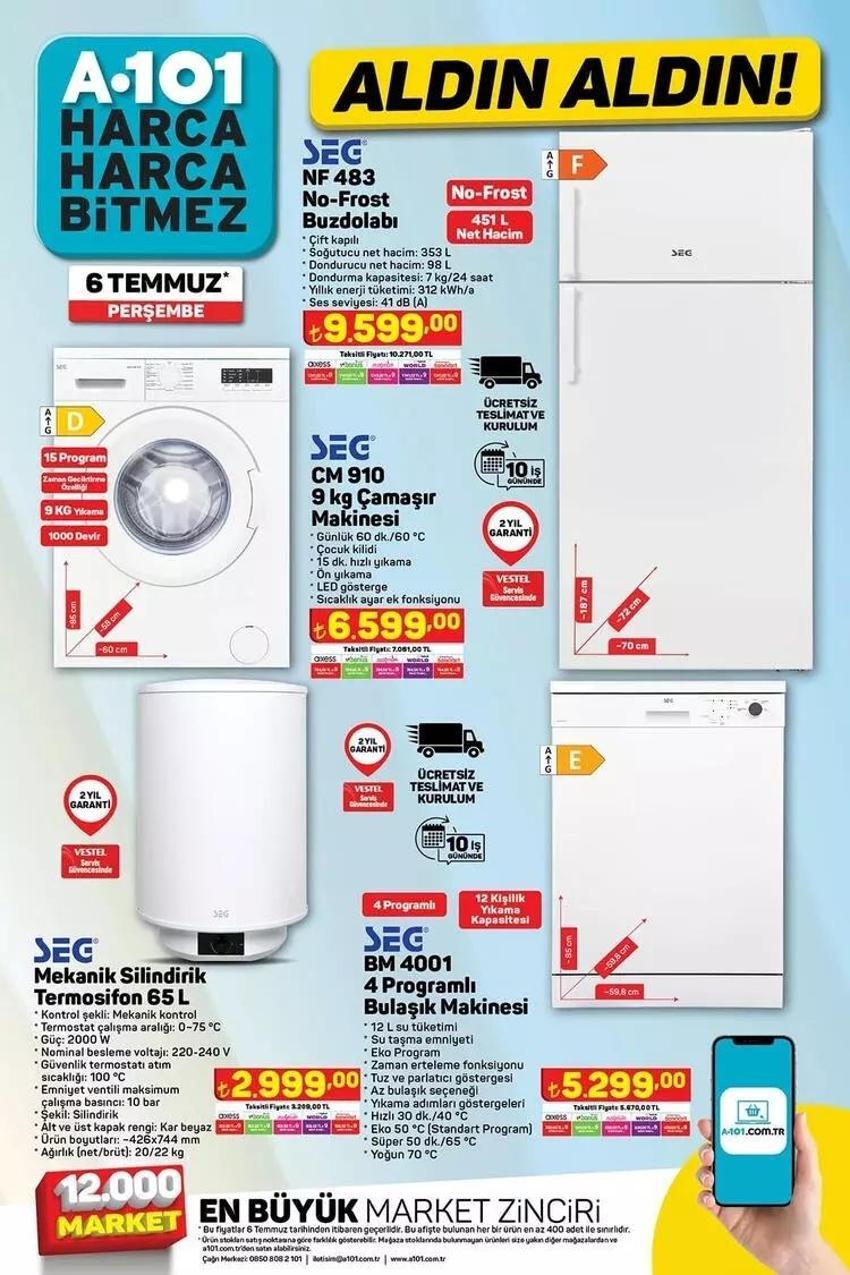 A101 6 Temmuz aktüel katalog 2023 yayınlandı! Plaj terliği, ped, tuvalet kağıdı fiyatları yüz güldürüyor!