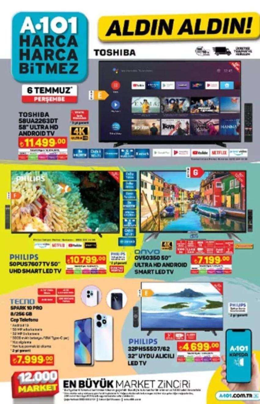 A101 6 Temmuz aktüel katalog 2023 yayınlandı! Plaj terliği, ped, tuvalet kağıdı fiyatları yüz güldürüyor!