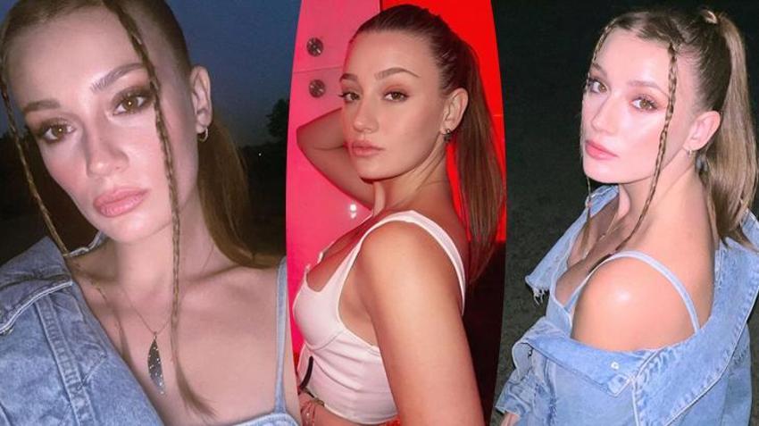 Gizem Karaca'dan bikinili poz! Sosyal medyada beğeni topladı