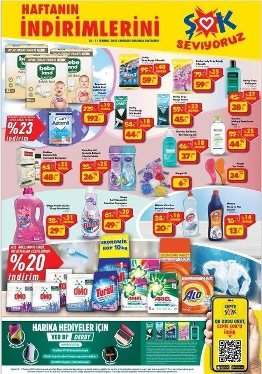 ŞOK 12-13 Temmuz aktüel katalog 2023 yayınlandı! ŞOK şubelerine yaz geldi, sürpriz kampanya var!