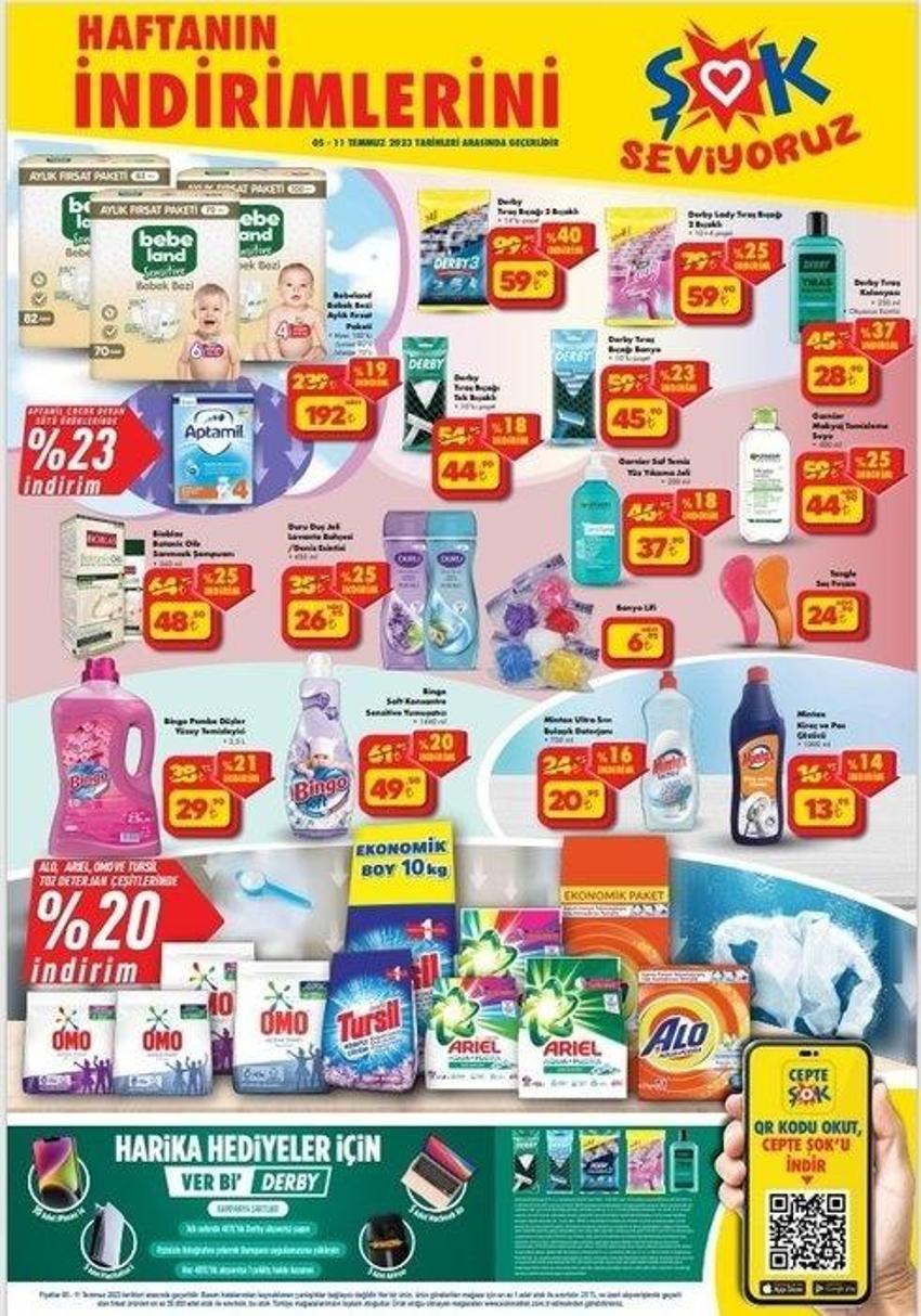 ŞOK 12-13 Temmuz aktüel katalog 2023 yayınlandı! ŞOK şubelerine yaz geldi, sürpriz kampanya var!