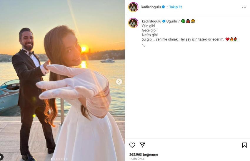 Neslihan Atagül ile Kadir Doğulu'nun yıl dönümü kutlamasına Murat Dalkılıç da dahil oldu!