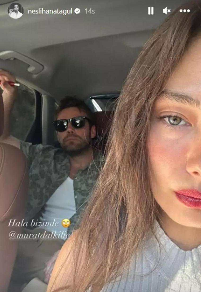 Neslihan Atagül ile Kadir Doğulu'nun yıl dönümü kutlamasına Murat Dalkılıç da dahil oldu!