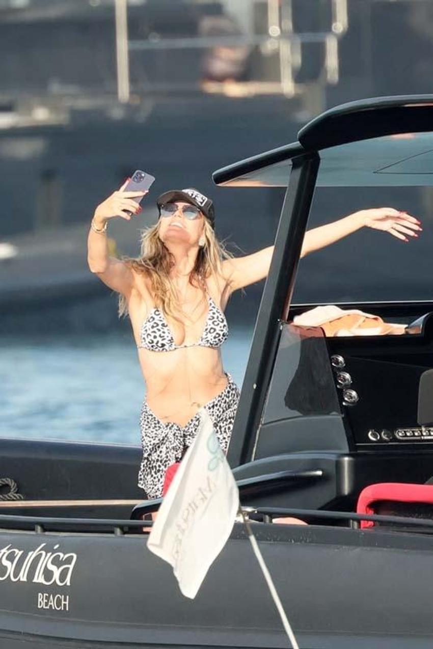 Heidi Klum ile 17 yaş küçük eşi Tom Kaulitz plajda aşk tazeledi!
