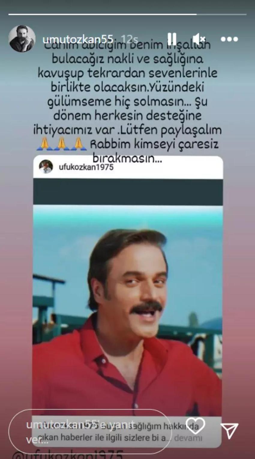 Ufuk Özkan'dan güzel haber geldi! 'Ne çok sevenim varmış, bana güç oldunuz'