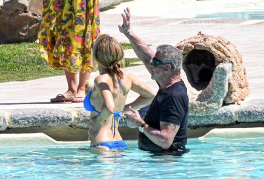  Sylvester Stallone ve Jennifer Flavin'den boşanma kararı sonrası ilk görüntüler! Denizde sarmaş dolaş