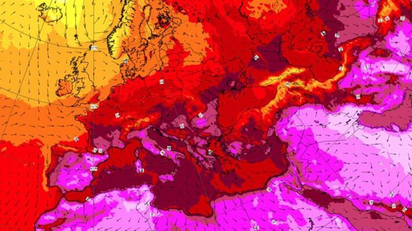 Dünya Meteoroloji Örgütü haritayla bölge bölge uyardı: Sıcaklıklar rekor kırabilir