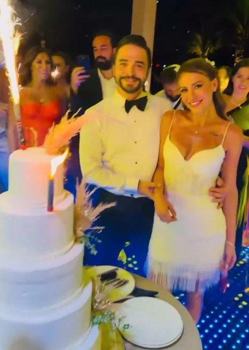 Ahmet Kural ve Çağla Gizem Şahin evlendi! Eşine övgüler yağdırdı