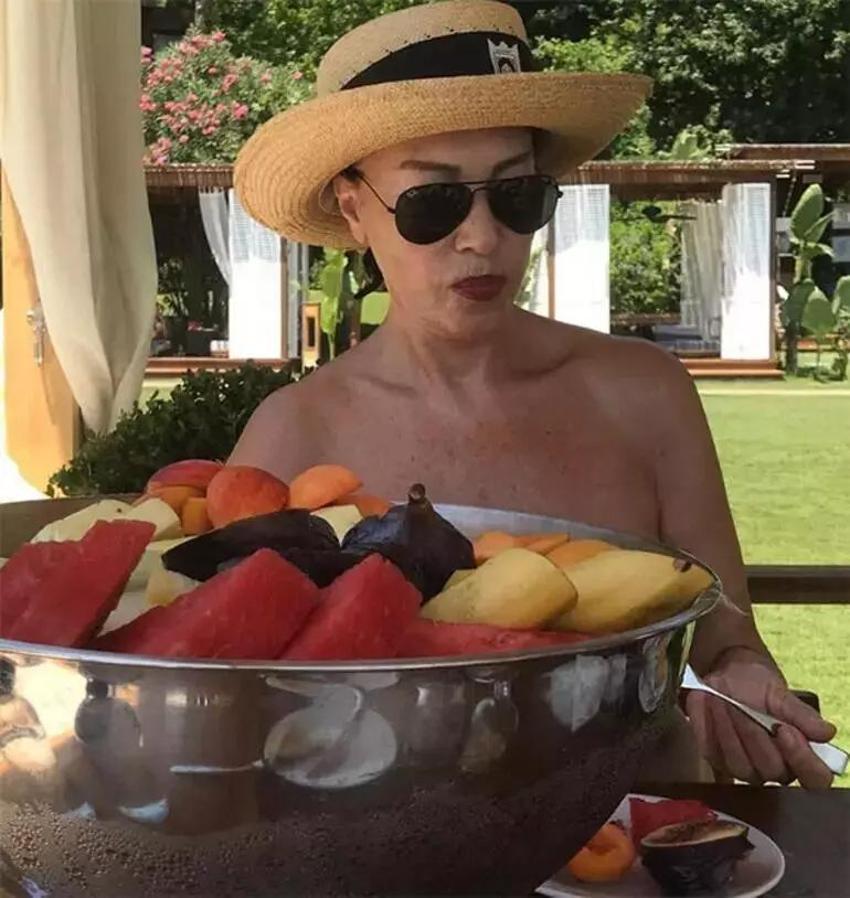 Nebahat Çehre, 'beni yakalayamazsınız' dedi, bikinili görüntülendi