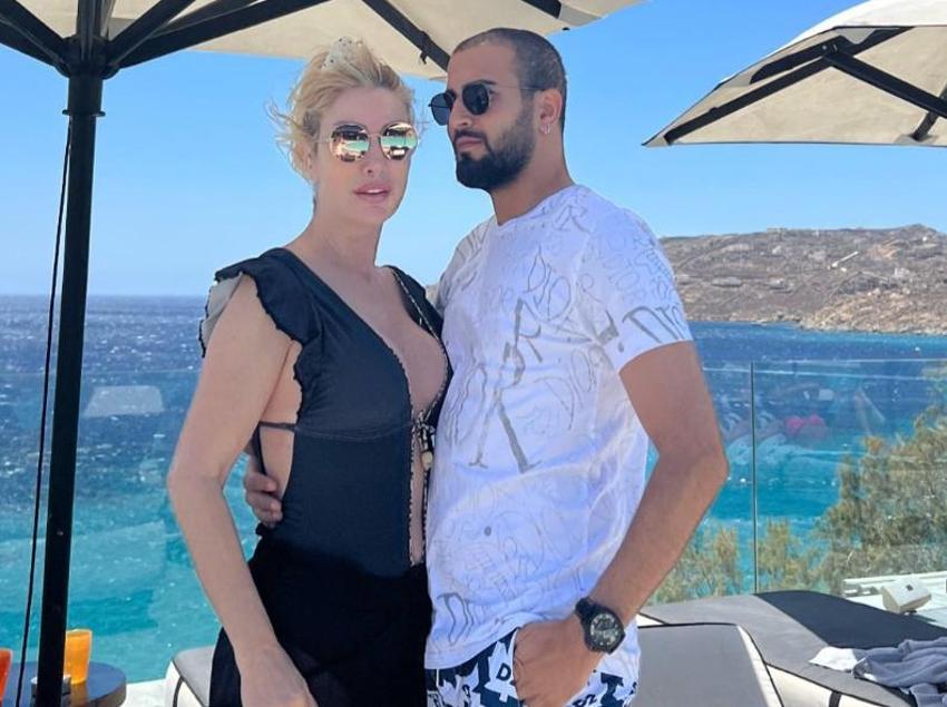 Çağlar Ökten ve 25 yaş büyük eşi Seda Sayan’dan romantik paylaşım: Çiçek karım!