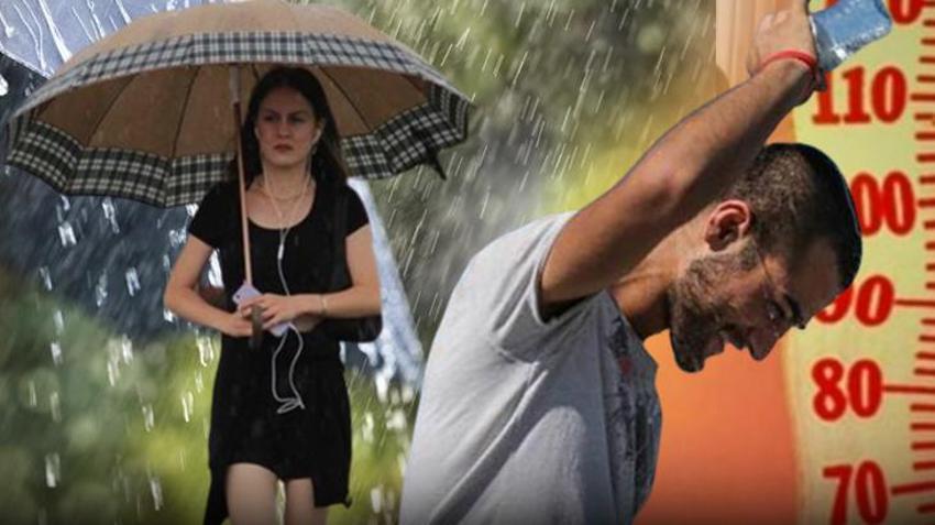Kuvvetli yağış ve fırtına alarmı verilmişti, son dakika açıklaması geldi! Meteoroloji saat verip iller tek tek açıkladı: Kavurucu sıcak uyarısı
