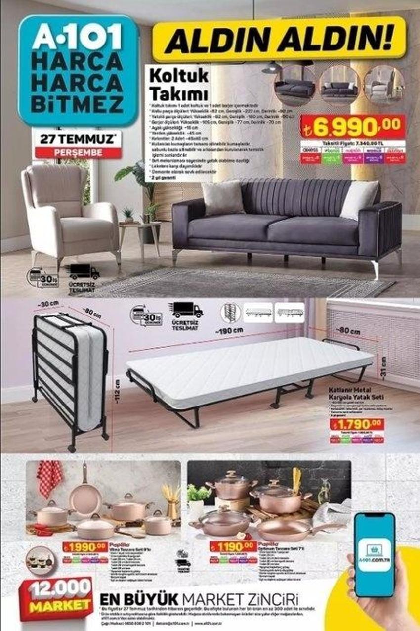 A101 27 Temmuz aktüel katalog 2023 yayınlandı! Ayçiçek yağı fiyatı dibi gördü, aşurelikler sudan ucuz!