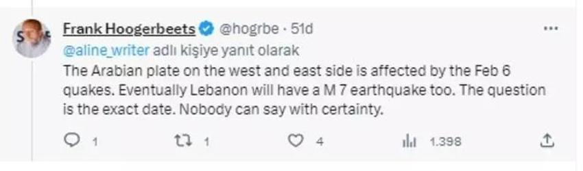 Deprem şarlatanından yeni paylaşım geldi: '7 büyüklüğünde deprem olacak'