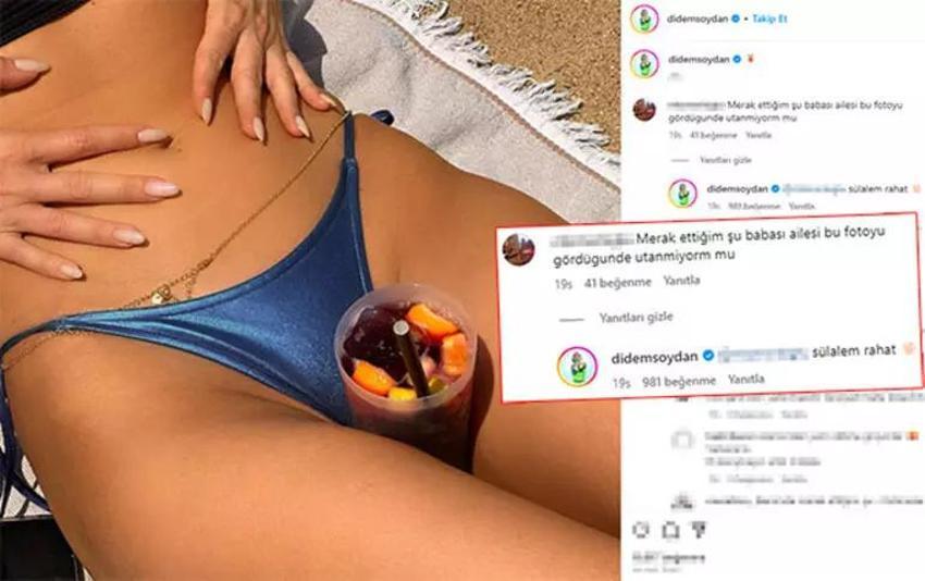 Didem Soydan takipçisinin yorumuna kayıtsız kalamadı!