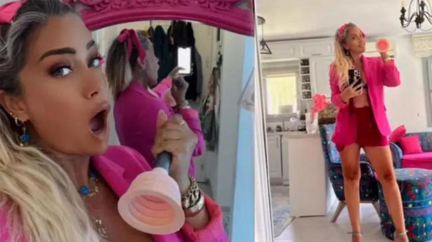 Yeliz Yeşilmen de 'Barbie' akımına uydu!