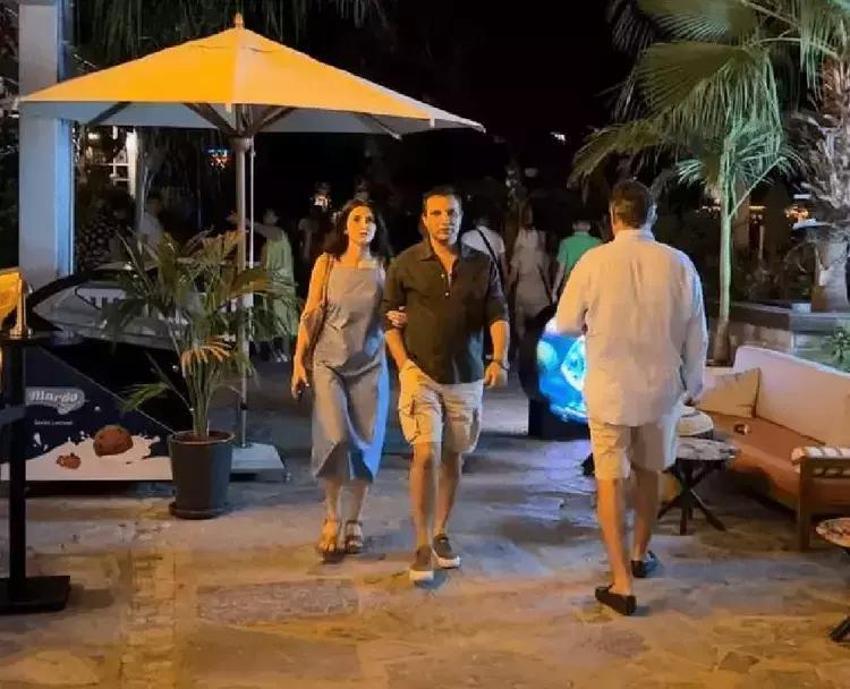 Rafet El Roman ve kendisinden 24 yaş küçük sevgilisi Yasemin Gergeç'in aşk tatili!