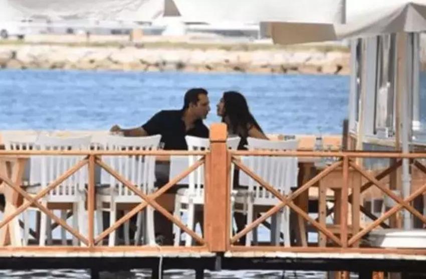 Rafet El Roman ve kendisinden 24 yaş küçük sevgilisi Yasemin Gergeç'in aşk tatili!