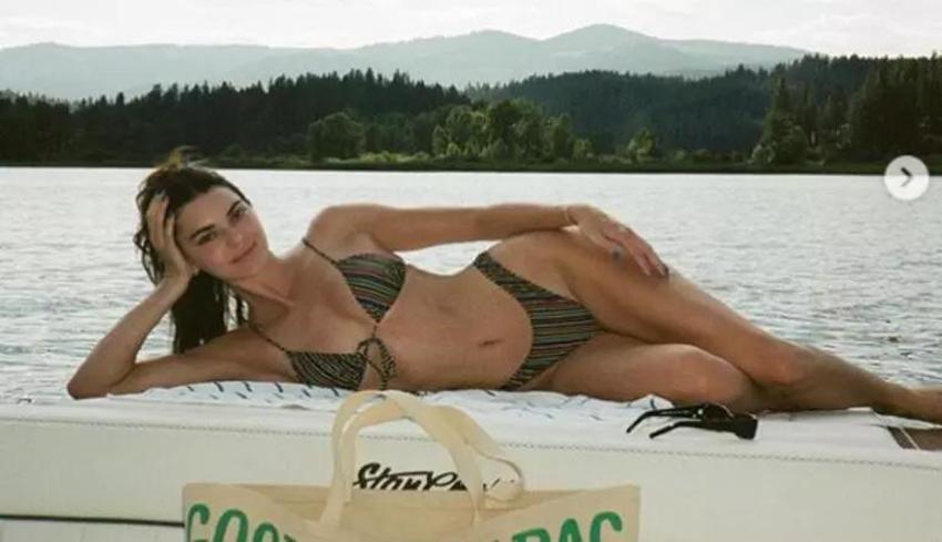 Kendall Jenner'ın bikinili pozlarına yorum ve beğeni yağdı!
