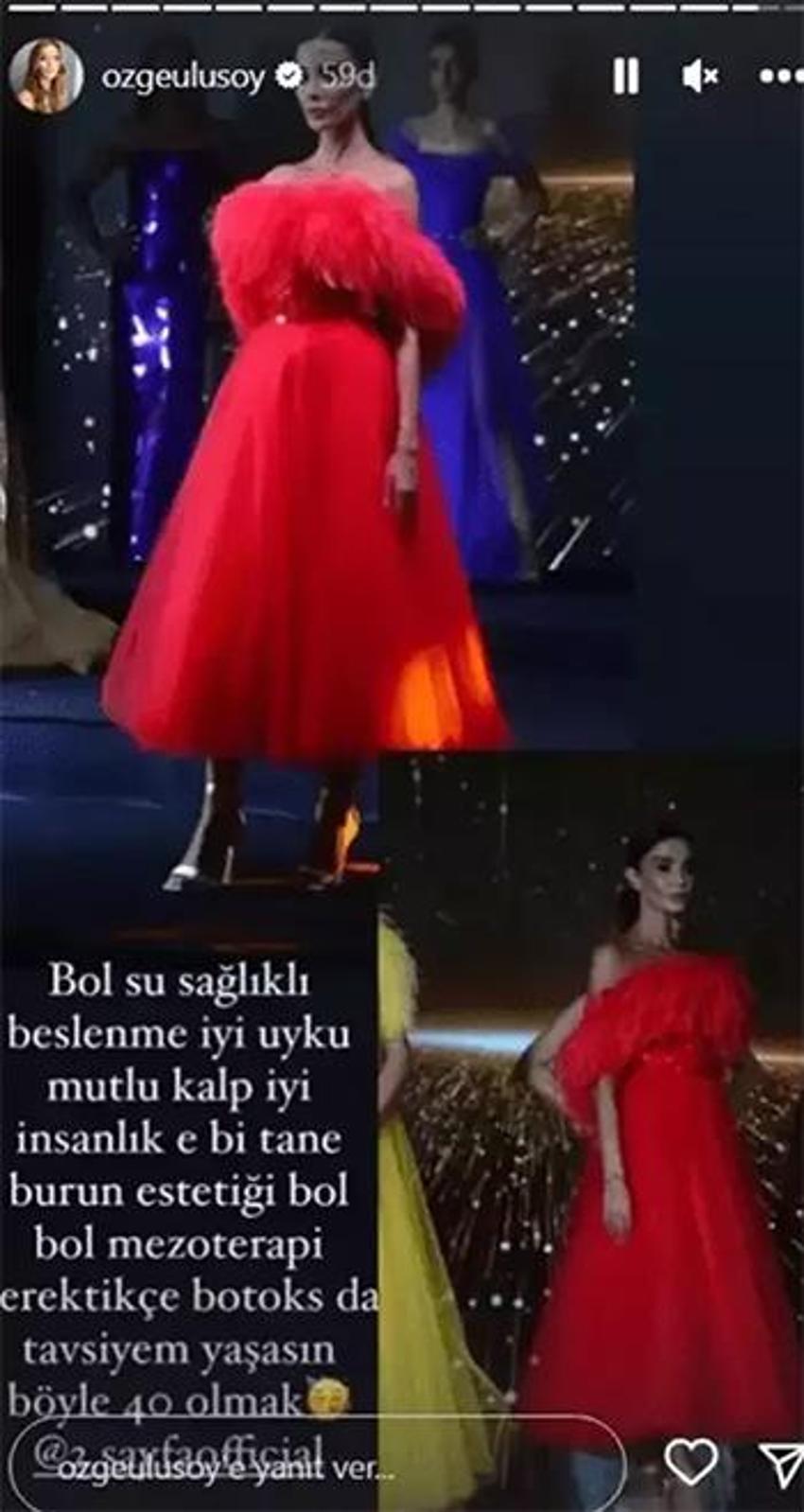 Özge Ulusoy'u tiye alan Yeliz Yeşilmen'e cevap: Sana benzeyip 2+1 ev gibi mi olsun?