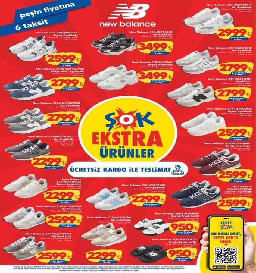 ŞOK 9 Ağustos aktüel katalog 2023 yayınlandı! ŞOK New Balance 530 fiyatıyla şubeler doldu taşıyor!