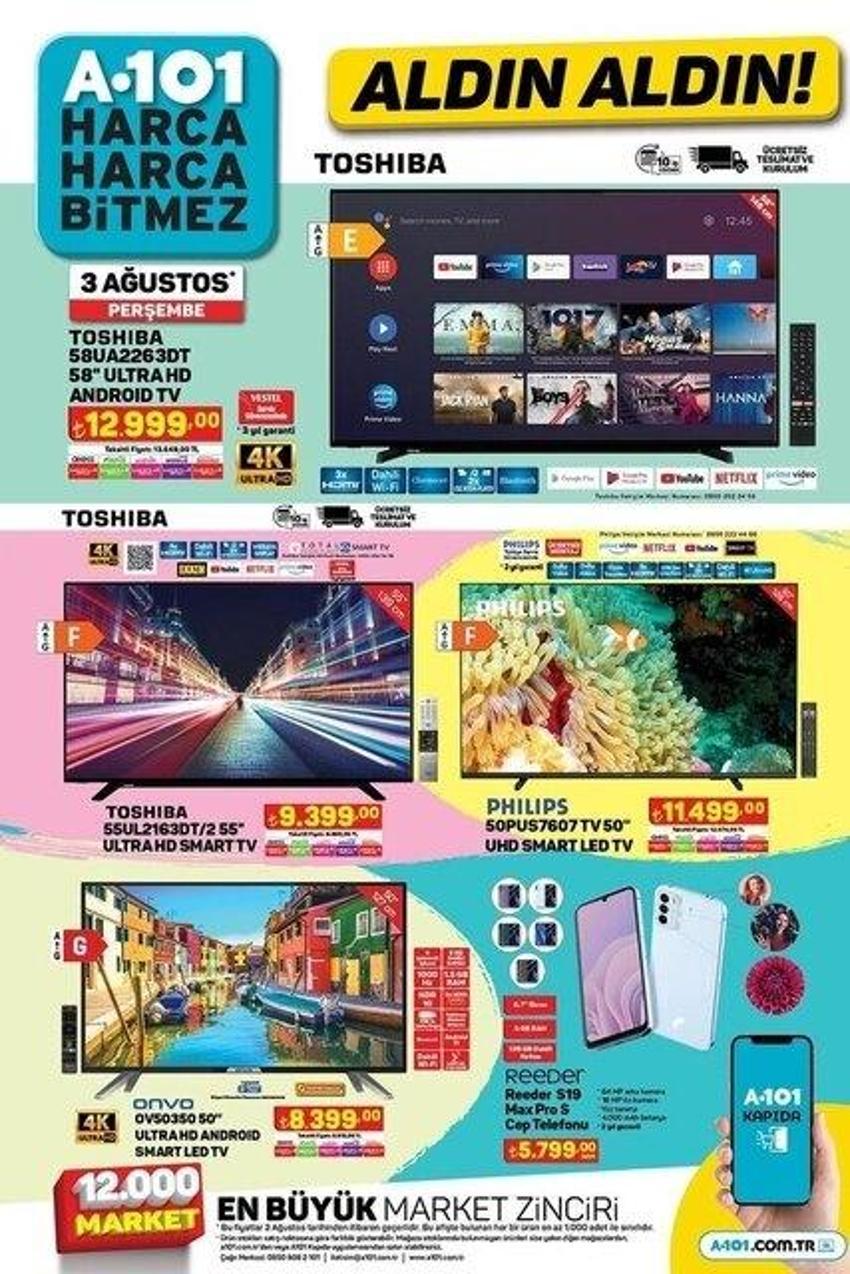 A101 3 Ağustos aktüel katalog 2023 yayınlandı! A101 Elektrikli moped sürprizi var! Çelik termos kampanyası var
