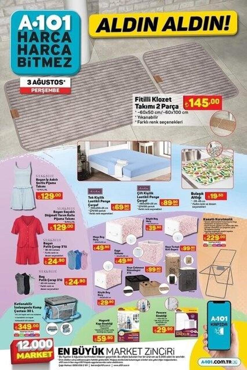 A101 3 Ağustos aktüel katalog 2023 yayınlandı! A101 Elektrikli moped sürprizi var! Çelik termos kampanyası var