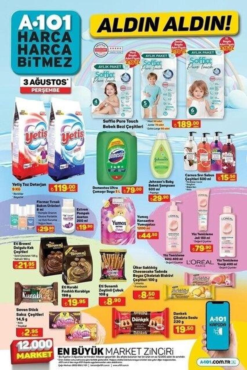 A101 3 Ağustos aktüel katalog 2023 yayınlandı! A101 Elektrikli moped sürprizi var! Çelik termos kampanyası var