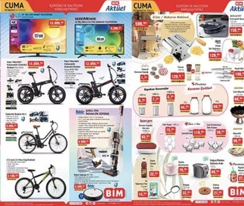 BİM 1-4 Ağustos aktüel katalog 2023 yayınlandı! Ağustos'ta sürpriz kampanya var!