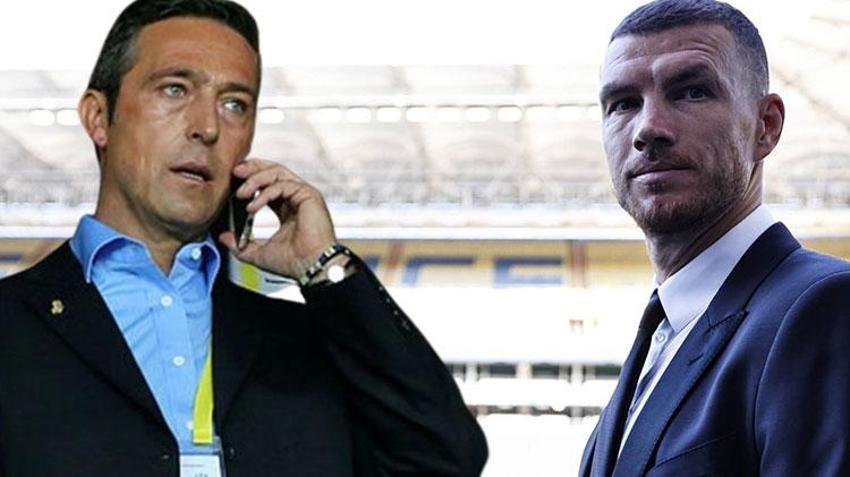 Dzeko Fenerbahçe için yıldız futbolcuyla görüştü Ali Koç sinirlenip masayı terk etti!
