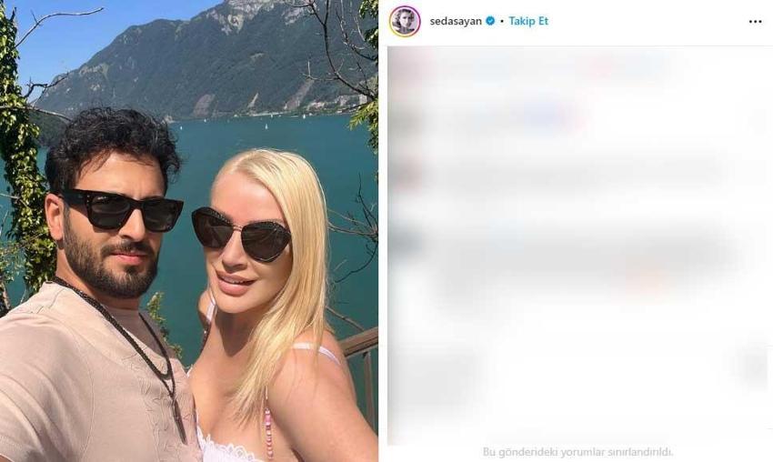Çağlar Ökten ve 25 yaş büyük eşi Seda Sayan’dan romantik paylaşım: Çiçek karım!