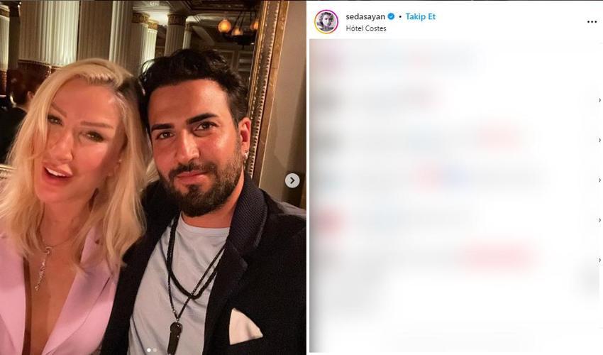 Çağlar Ökten ve 25 yaş büyük eşi Seda Sayan’dan romantik paylaşım: Çiçek karım!