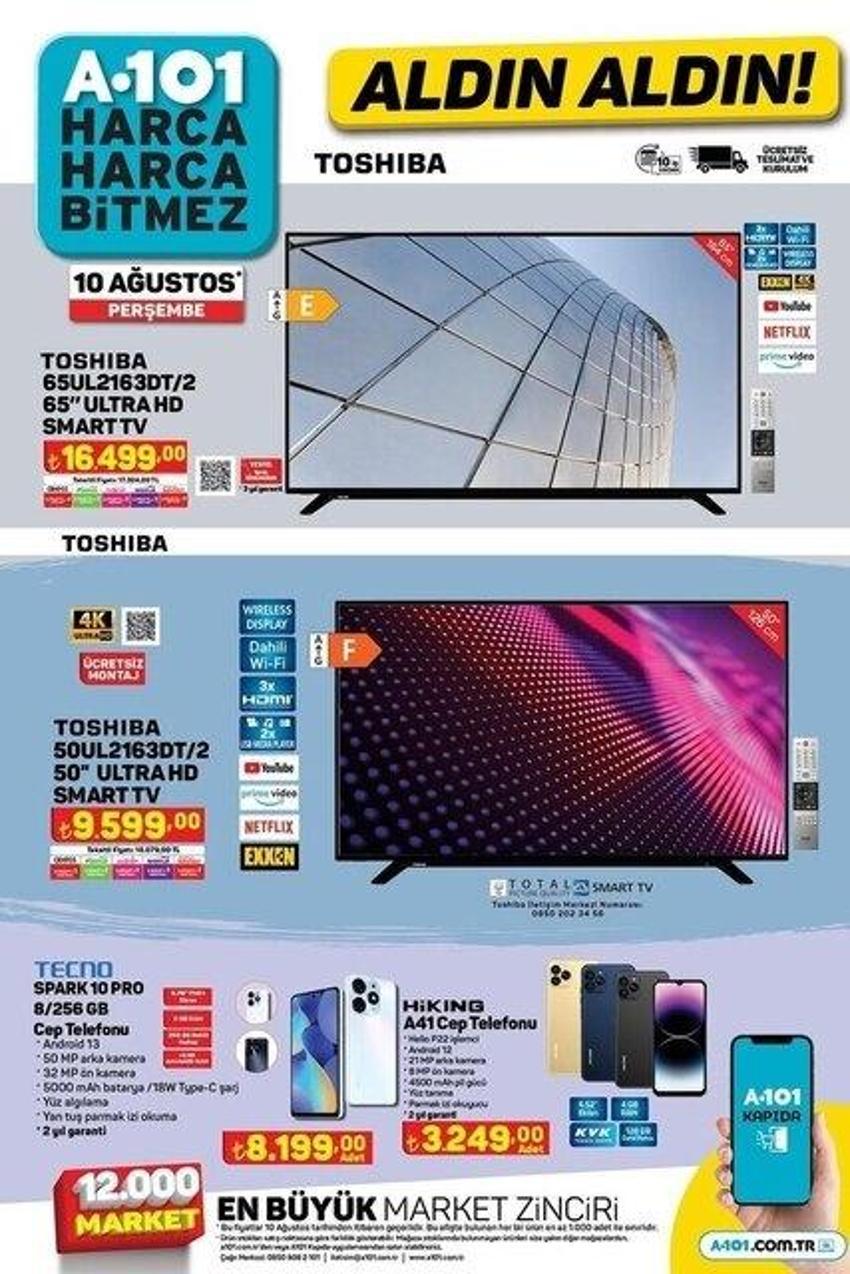 A101 7-10 Ağustos aktüel katalog 2023 yayınlandı! Ayçiçek yağı, bebek bezi, 3'lü kanepede fiyatlar yok oldu!