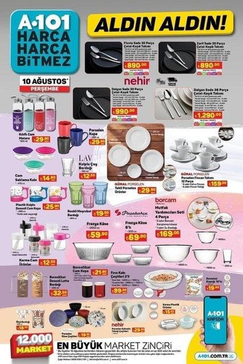 A101 7-10 Ağustos aktüel katalog 2023 yayınlandı! Ayçiçek yağı, bebek bezi, 3'lü kanepede fiyatlar yok oldu!