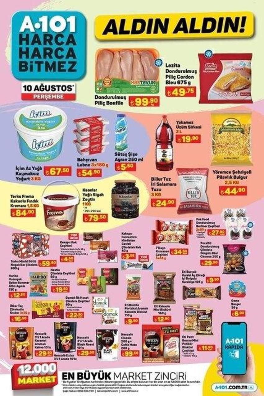 A101 7-10 Ağustos aktüel katalog 2023 yayınlandı! Ayçiçek yağı, bebek bezi, 3'lü kanepede fiyatlar yok oldu!