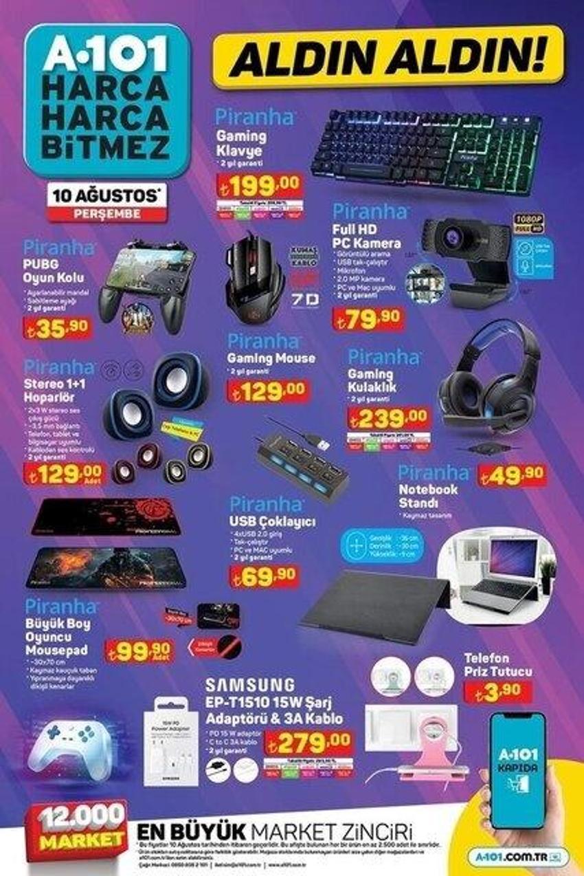 A101 7-10 Ağustos aktüel katalog 2023 yayınlandı! Ayçiçek yağı, bebek bezi, 3'lü kanepede fiyatlar yok oldu!