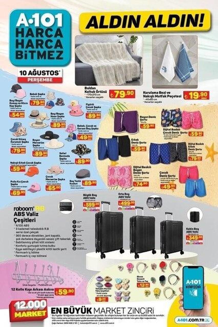 A101 7-10 Ağustos aktüel katalog 2023 yayınlandı! Ayçiçek yağı, bebek bezi, 3'lü kanepede fiyatlar yok oldu!