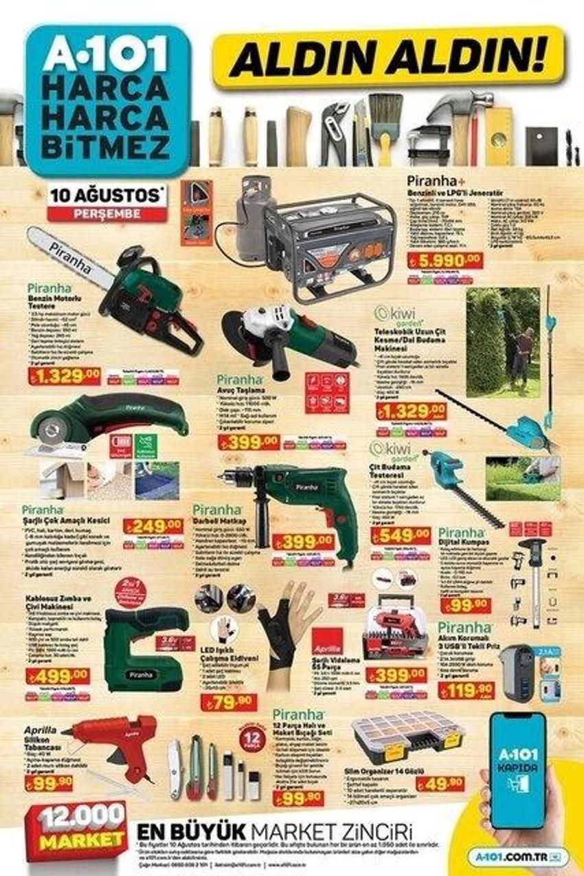 A101 7-10 Ağustos aktüel katalog 2023 yayınlandı! Ayçiçek yağı, bebek bezi, 3'lü kanepede fiyatlar yok oldu!