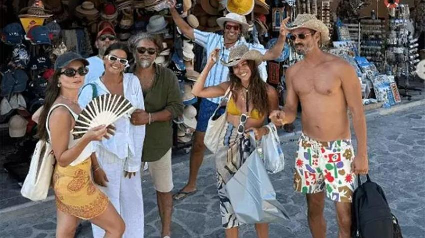 Yakın arkadaşlarla tekne gezisi: Komşu adayı fethettiler!