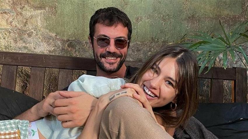 Tescilli güzel Ecem Çırpan ve Lider Şahin'in aşk tatili!