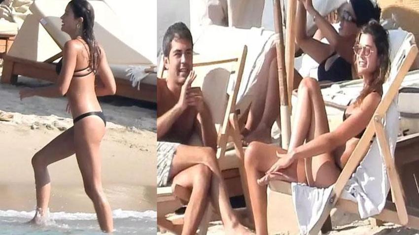 Sezonu Bodrum’da açtı, Çeşme’de devam ediyor! Berrak Tüzünataç’ın denizde sohbet keyfi