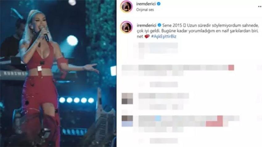 İrem Derici takipçisinin yorumuna sessiz kalamadı: Hiç uğraşamam
