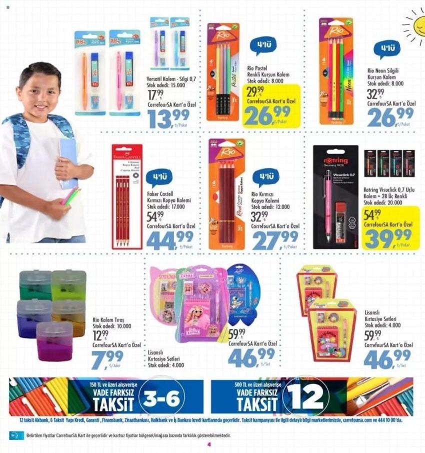 CarrefourSA 21-31 Ağustos aktüel katalog 2023 yayınlandı! CarrefourSA kırtasiye malzemeleri fiyatları belli oldu