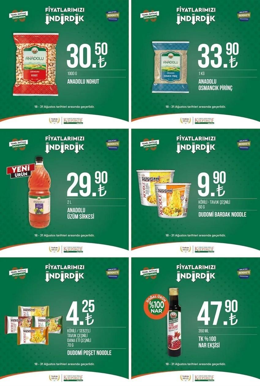 Tarım Market 21-31 Ağustos katalog 2023 yayınlandı! Tarım Kredi'de kırtasiye malzemeleri indirime girdi!
