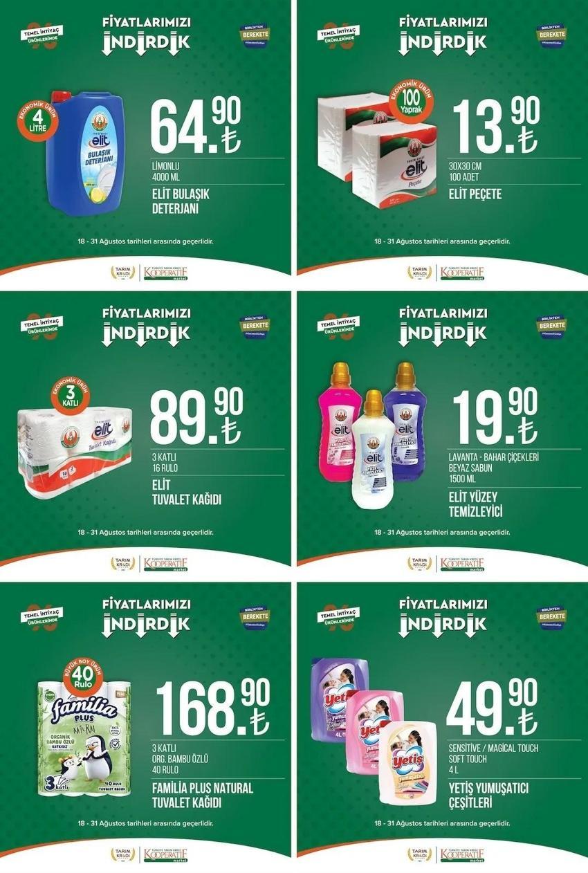 Tarım Market 21-31 Ağustos katalog 2023 yayınlandı! Tarım Kredi'de kırtasiye malzemeleri indirime girdi!