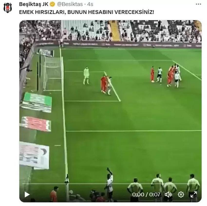 Beşiktaş - Pendikspor maçında iptal edilen gol ve penaltı kararı! Top çizgiyi geçti mi?