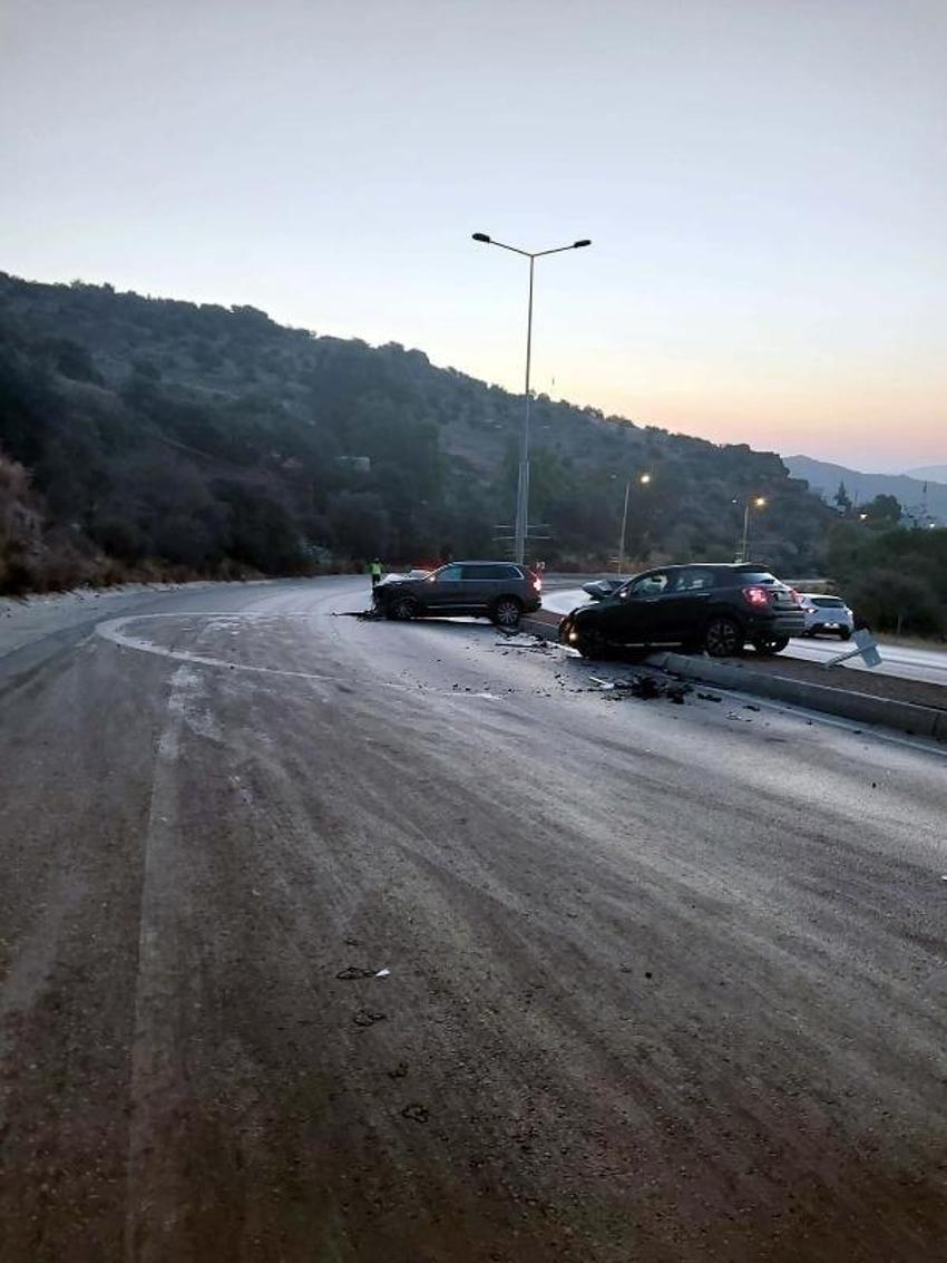 Olgun Şimşek, Bodrum'da trafik kazası geçirdi