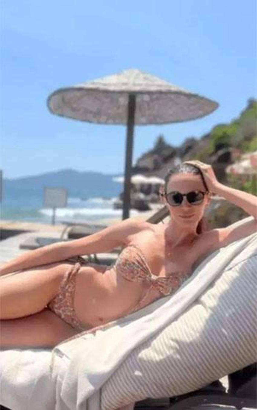 Hepsi grubunun Cemre'si eşinin çektiği fotoğraflara isyan etti