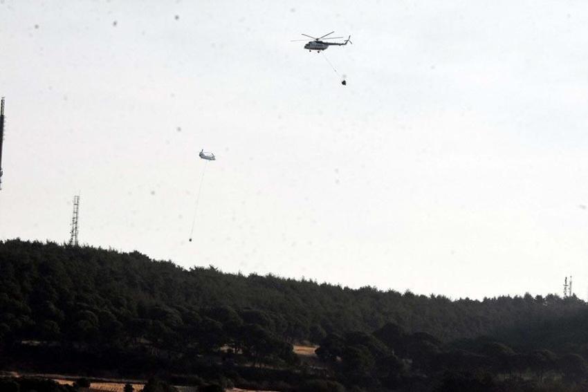 Çanakkale'de orman yangıyla mücadele sürüyor! Bakan Yumaklı son durumu açıkladı