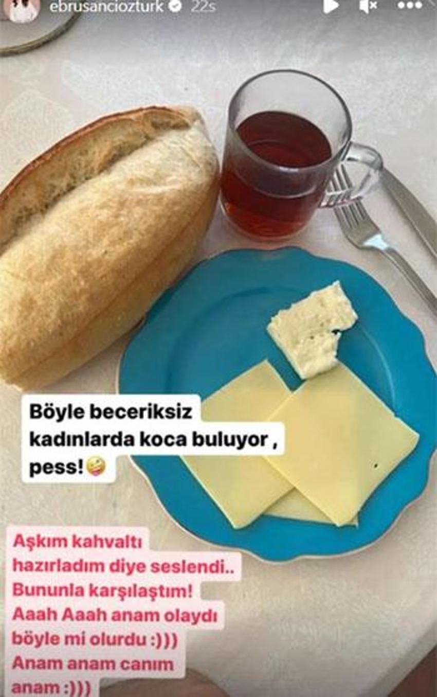 Ebru Şancı'dan güldüren paylaşım: 'Böyle beceriksiz kadınlar da koca buluyor'